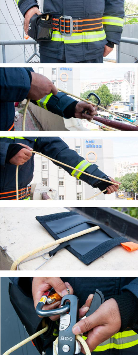 自救安全繩怎么綁