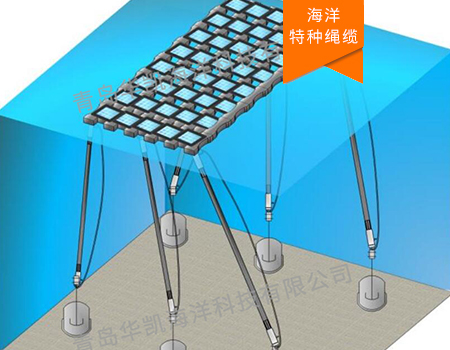 彈性錨索-水上光伏平臺(tái)系泊系統(tǒng)